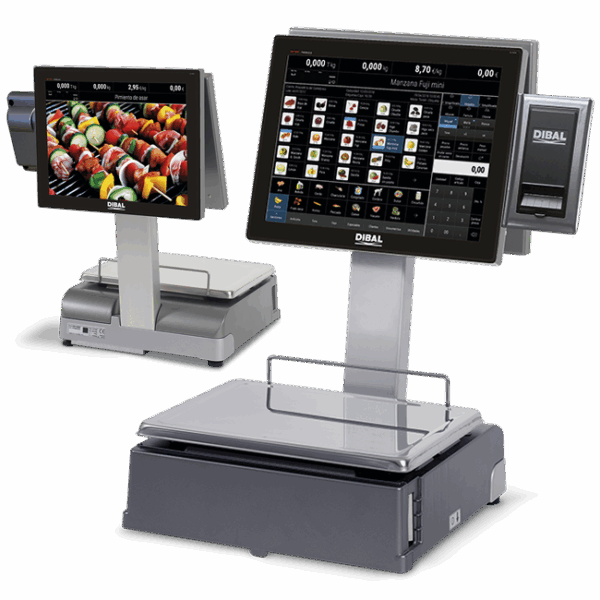 PC-Waage CS-2257 Doppelkörper 2"-Bons und Etiketten – Bild 2