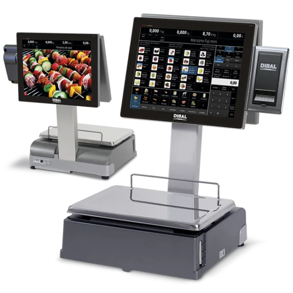 PC-Waage CS-2257 Doppelkörper 2"-Bons und Etiketten – Bild 2