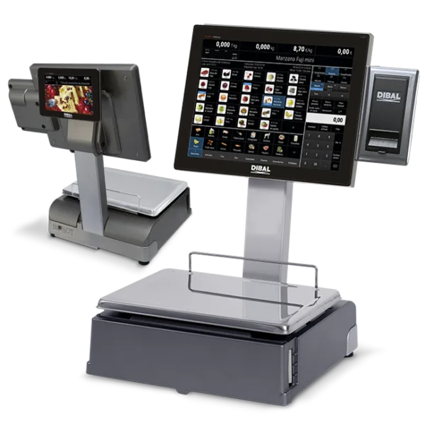 PC-Waage CS-2257 Doppelkörper 2"-Bons und Etiketten – Bild 1