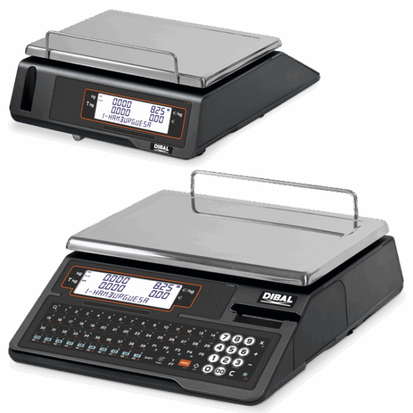 Systemwaage D-540, Flach Format, Bons – Bild 1