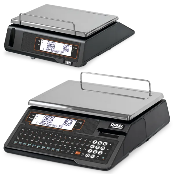 Systemwaage D-540, Flach Format, Bons – Bild 1