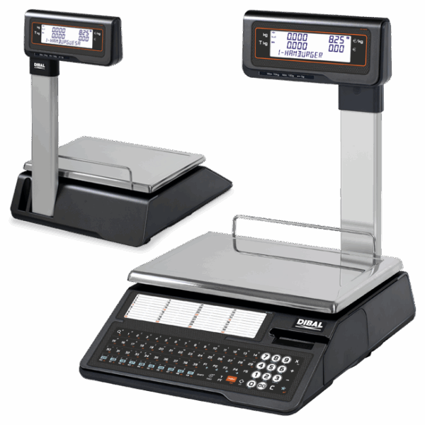 D-540_T_TICKET Systemwaage D-540, Stativausführung mit Bondruck – Bild 1