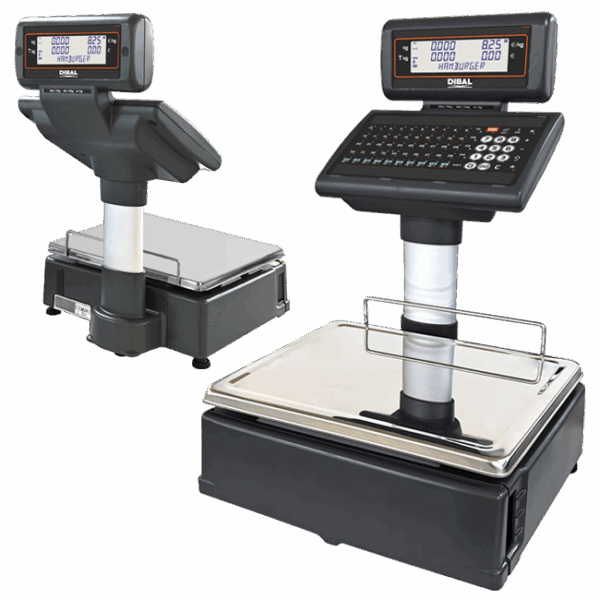 Elektronische Waage D-545 – Double Body, Etiketten (oder Bons) – Bild 1