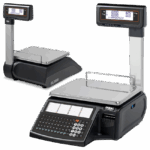 Elektronische Stativwaage D-545 mit Etikettendruck (auch für Bons geeignet)