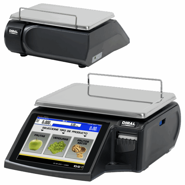 Touchscreen-Waagen D-955 Flach, Etiketten, Bons (oder Selbstbedienung) – Bild 2