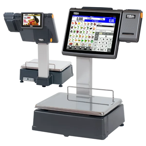 Touchscreen-Waagen D-950 Double Body mit Bon Druck – Bild 1