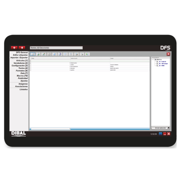 DFS-Software für Touchscreen-Waagen der D- Serie – Bild 2
