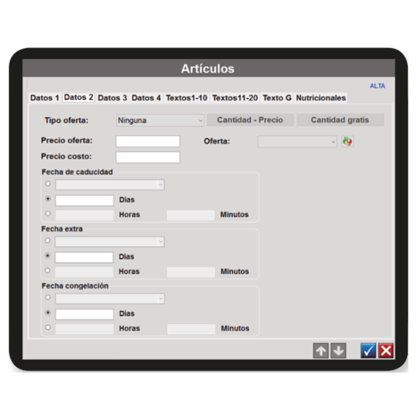 DFS-Software für Touchscreen-Waagen der D- Serie – Bild 3