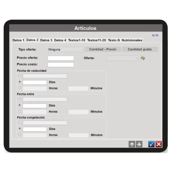 DFS-Software für Touchscreen-Waagen der D- Serie – Bild 3