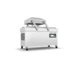 Henkelmann Polar Doppelkammer Vakuummaschine aus Edelstahl für industrielle Anwendung