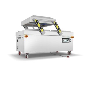 Henkelmann Polar Automatik Vakuummaschine aus Edelstahl mit automatischem Deckel und Soft Air Funktion