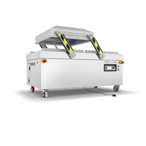 Henkelmann Polar Automatik Vakuummaschine aus Edelstahl mit automatischem Deckel und Soft Air Funktion