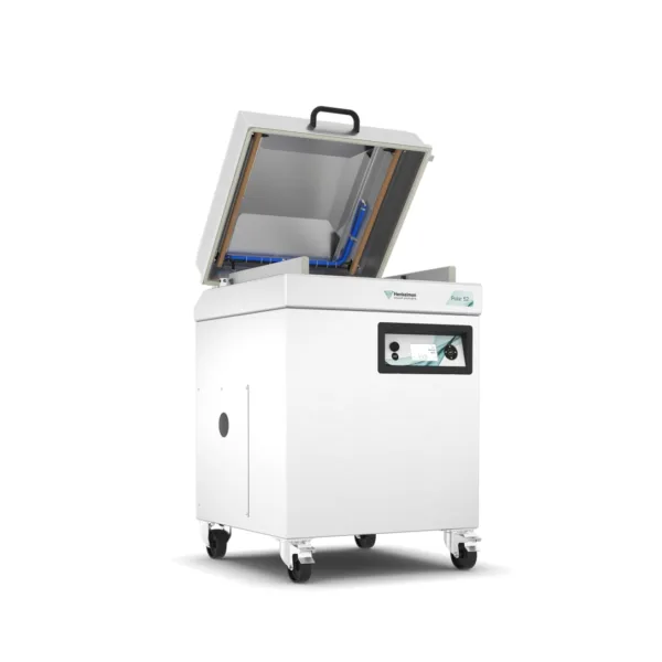 Henkelmann Polar Einkammer Vakuumiermaschine mit Advanced Control System oder 10-Programme-Speicher und Softair Funktion