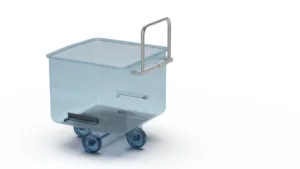 Abnehmbarer Griff für 200 L und 300 L Wagen – Brökelmann