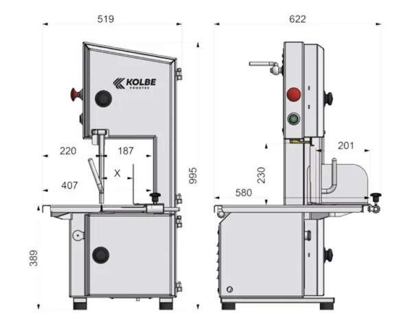 K220 — Kolbe Knochenbandsäge – Bild 2