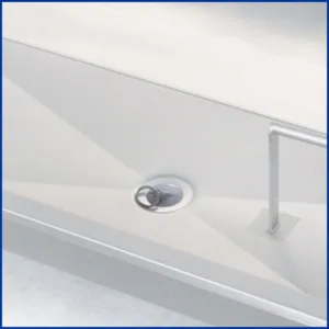 Schürzen- und Stiefelreiniger Detail 1