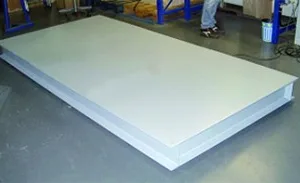 Approvable heavy-duty weighing platform