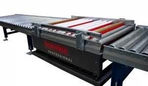 Roller conveyor start-stop