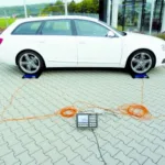 Wheel and axle load scale