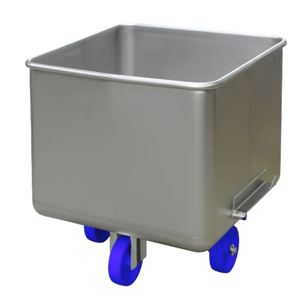 Stopfwagen auf blauen Rädern – Brökelmann Stopfwagen auf blauen Rädern – Brökelmann